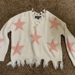 XS star sweater